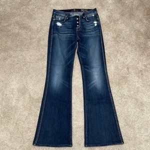 7 for all mankind high waist vintage bootcut denim size 27